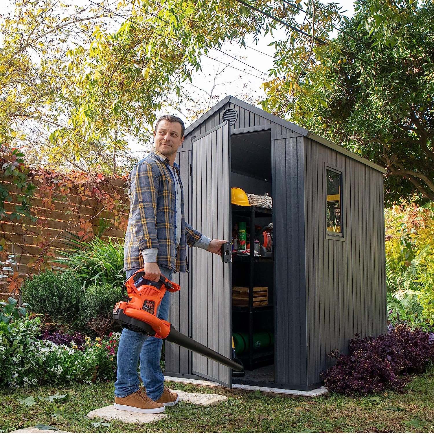 Keter Darwin 6 x 4ft Shed - Grey